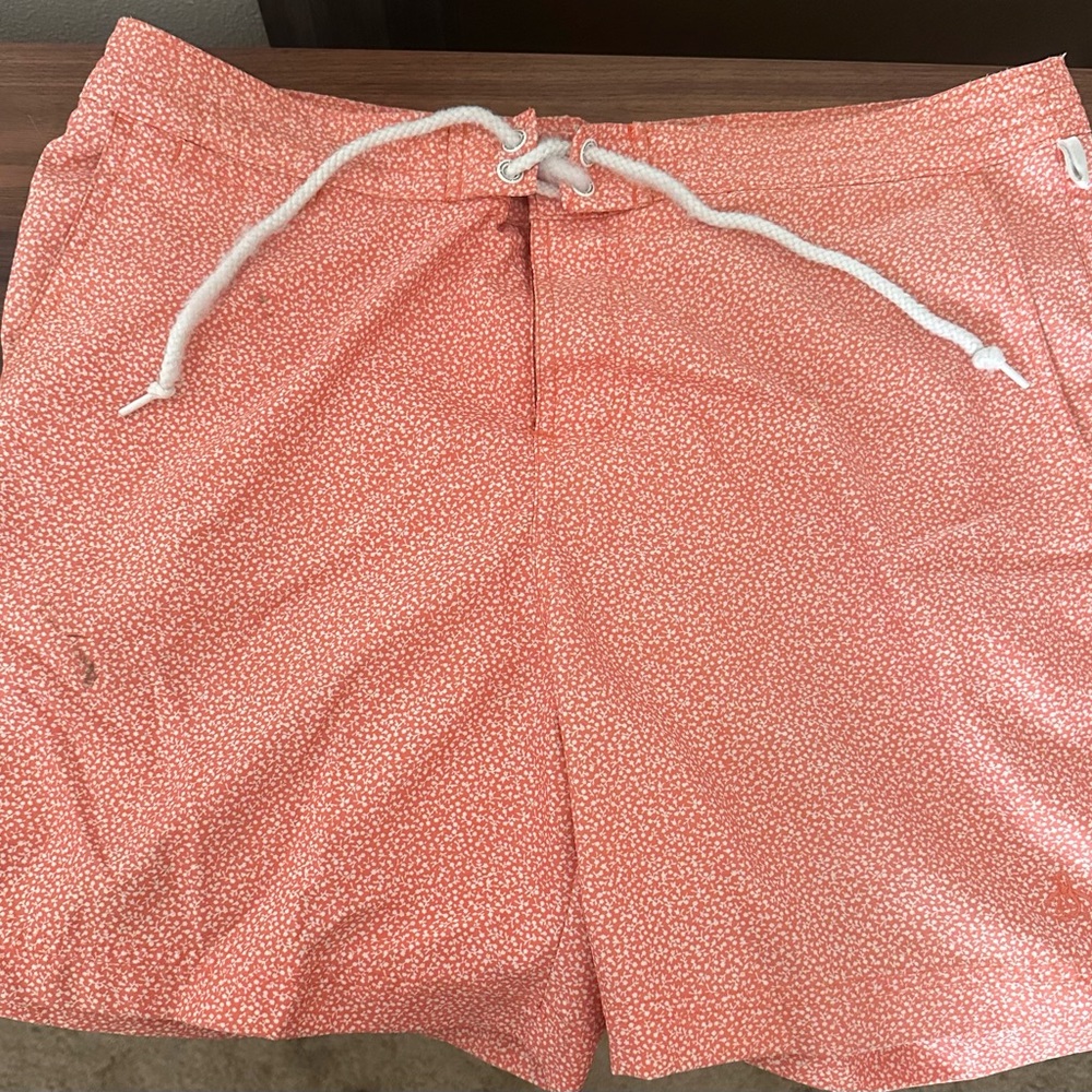 Original Penguin Coral Patterned Men's Shorts
